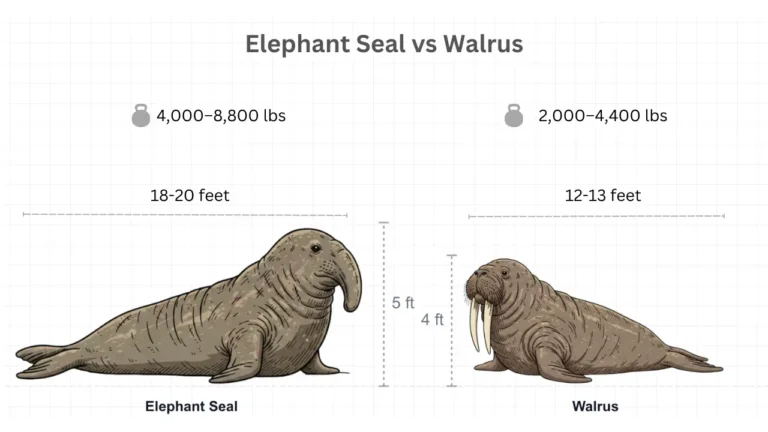 Elephant Seal vs Walrus