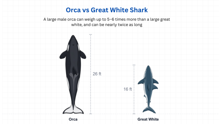 Orca vs Great White Shark