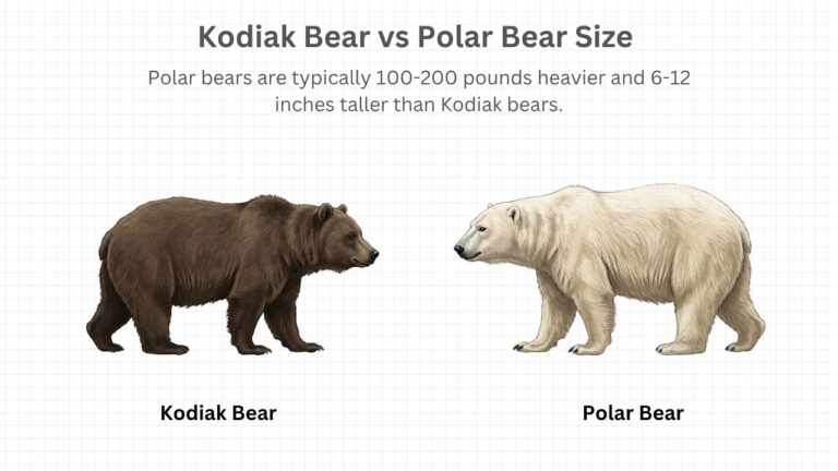 Kodiak Bear vs Polar Bear Size